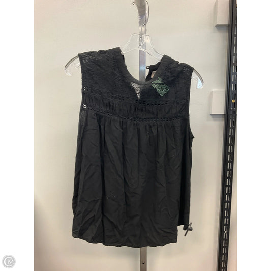 Top Sleeveless By Old Navy In Black, Size: M