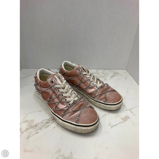 Shoes Sneakers By Vans In Pink, Size: 7