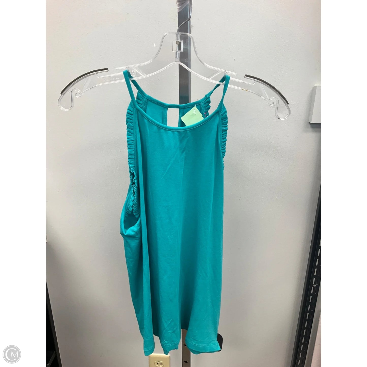 Top Sleeveless Designer By Lilly Pulitzer In Teal, Size: M