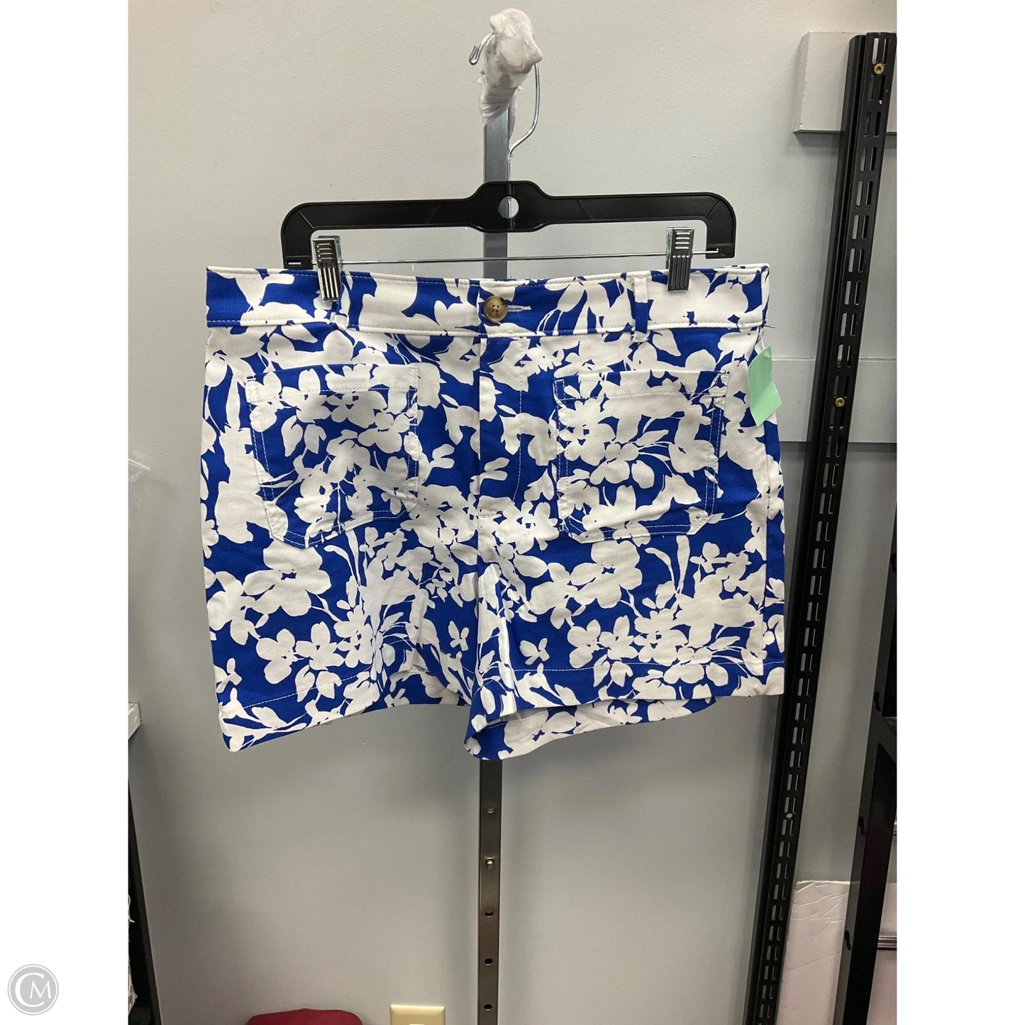 Shorts By Loft In Blue & White, Size: 12