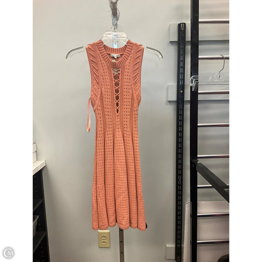Dress Casual Short By Cmc In Peach, Size: Xs