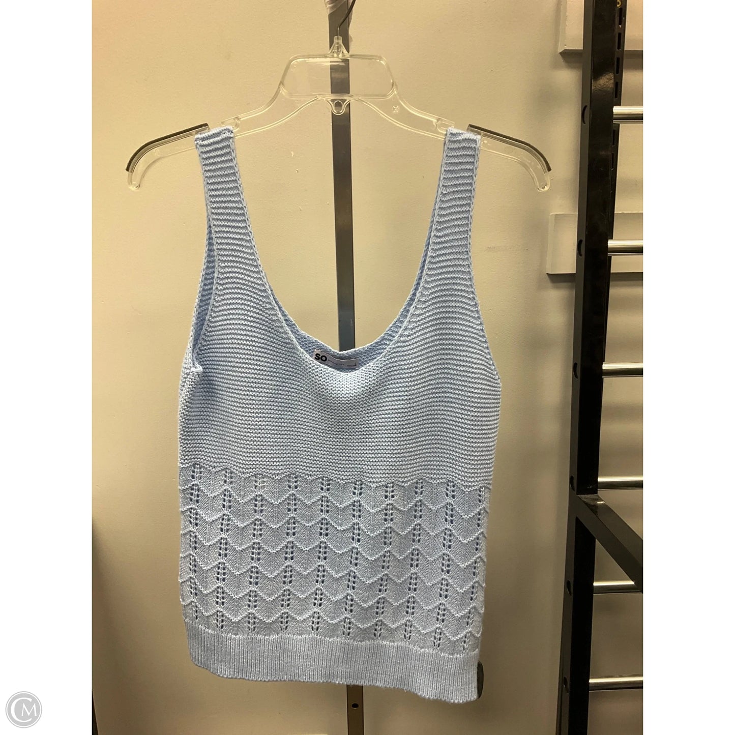 Top Sleeveless By So In Blue, Size: L
