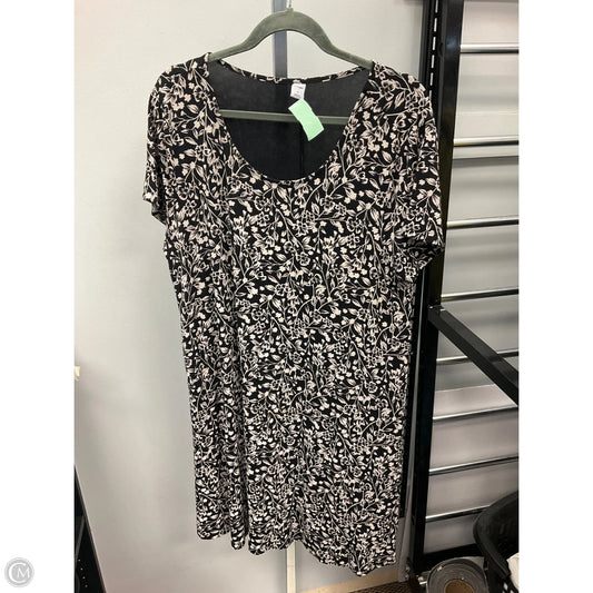Dress Casual Short By Old Navy In Floral Print, Size: Xl