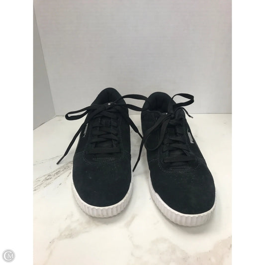 Shoes Sneakers By Puma In Black, Size: 9