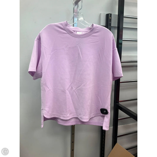 Top Short Sleeve By Members Mark In Purple, Size: L