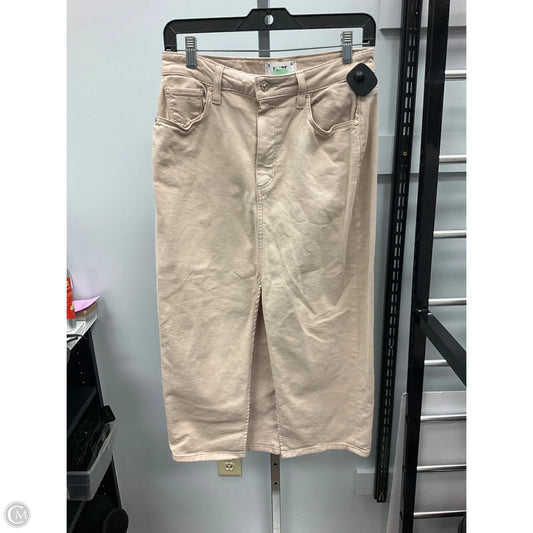 Skirt Midi By Paige In Beige, Size: 6