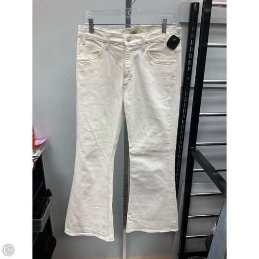 Jeans Flared By Citizens Of Humanity In Cream, Size: 6