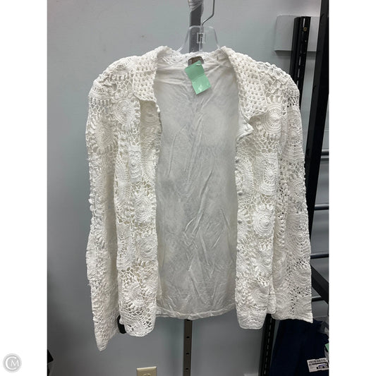 Top Long Sleeve By Ecru In White, Size: S
