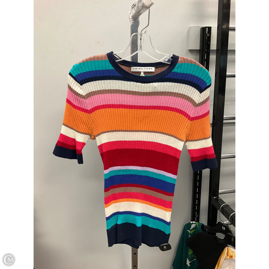Top Short Sleeve By Trina Turk In Multi-colored, Size: M