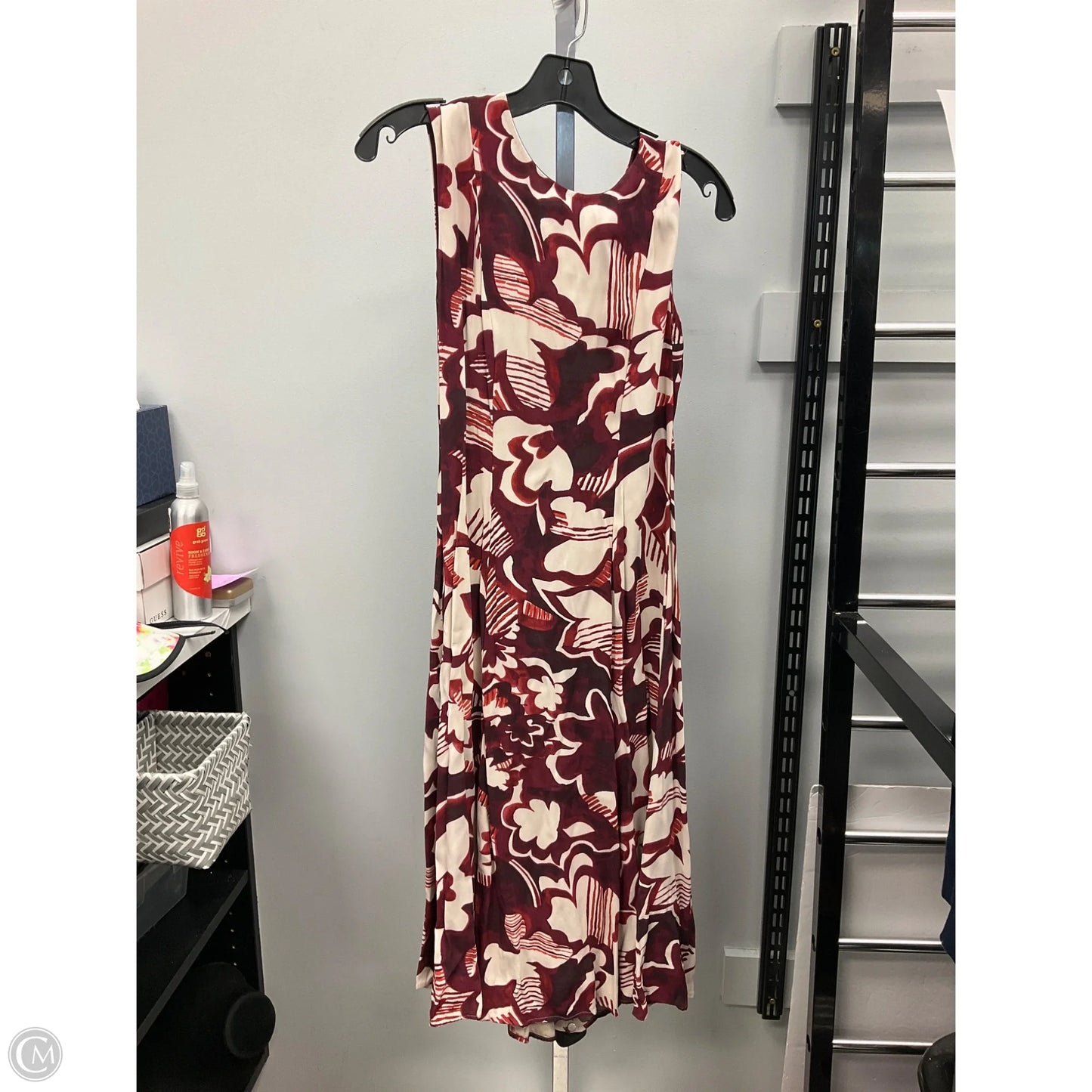 Dress Casual Midi By Ann Taylor In Floral Print, Size: 4