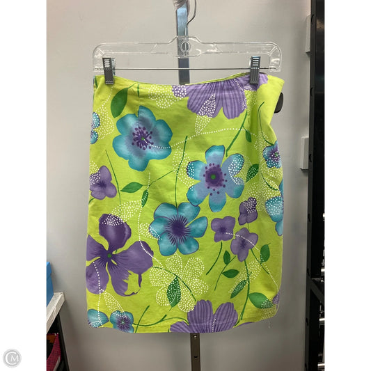 Skirt Mini & Short By B Moss In Floral Print, Size: 4