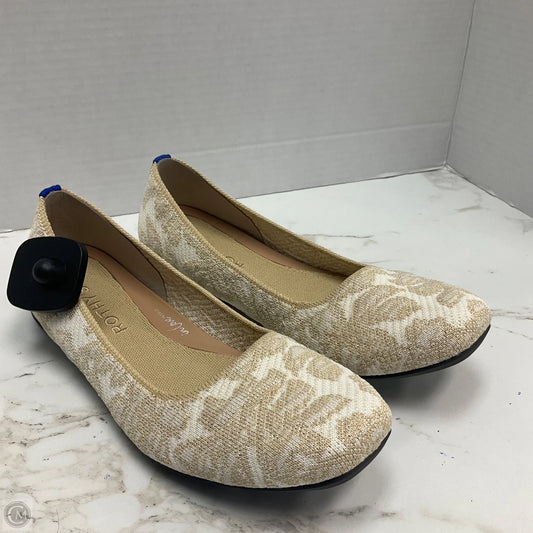 Shoes Flats By Rothys In Beige, Size: 8
