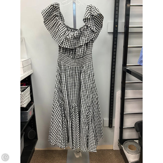 Dress Casual Maxi By Chelsea And Theodore In Checkered Pattern, Size: L