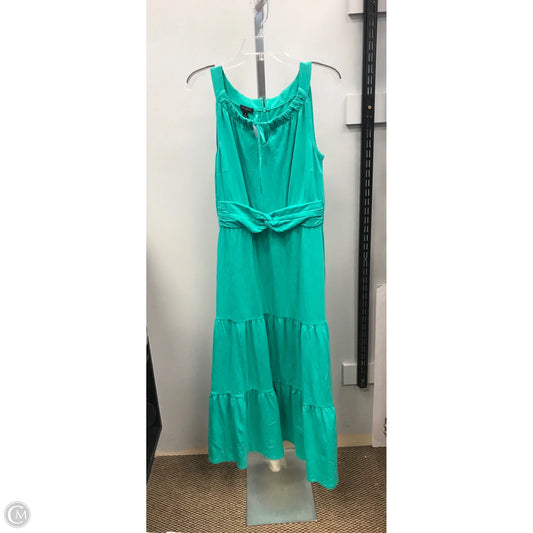Dress Casual Maxi By Talbots In Green, Size: M