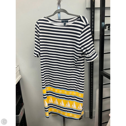 Dress Casual Short By Karen Scott In Striped Pattern, Size: M