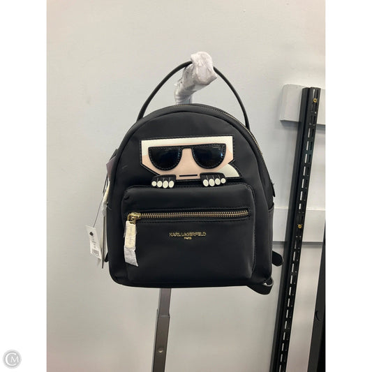 Backpack Designer By Karl Lagerfeld, Size: Small