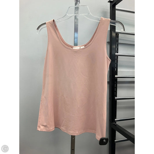 Top Sleeveless Basic By Chicos In Pink, Size: S