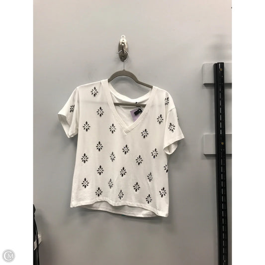 Top Short Sleeve By White House Black Market In White, Size: S