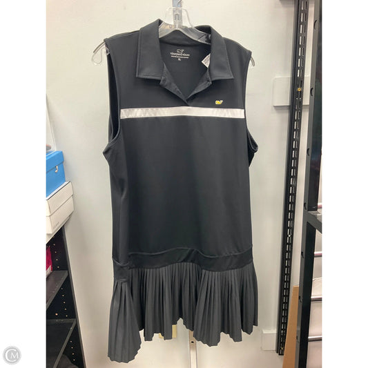 Athletic Dress By Vineyard Vines In Black, Size: Xl