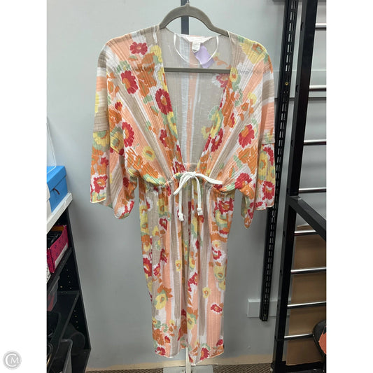 Kimono By Lc Lauren Conrad In Floral Print, Size: L