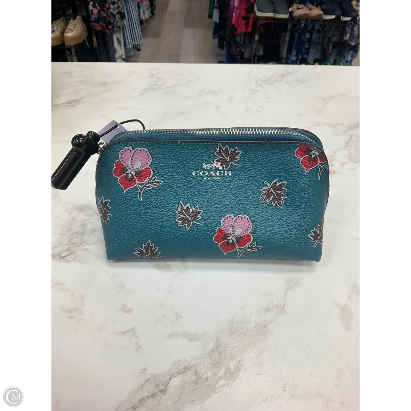 Makeup Bag Designer By Coach, Size: Medium