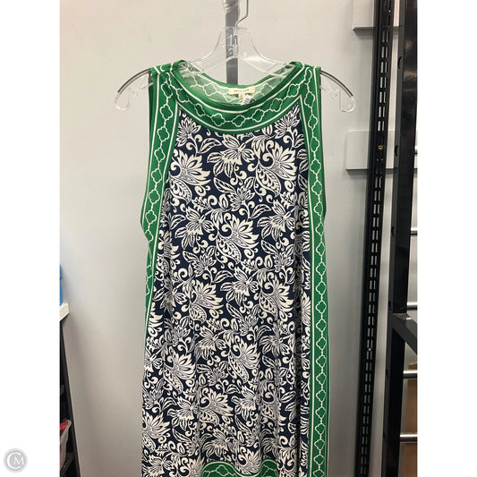 Dress Casual Short By Max Studio In Blue & Green, Size: L
