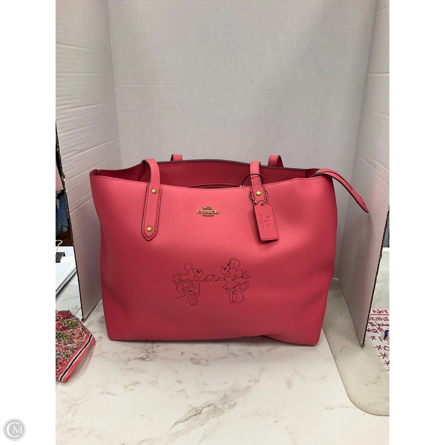 Tote Designer By Coach, Size: Large