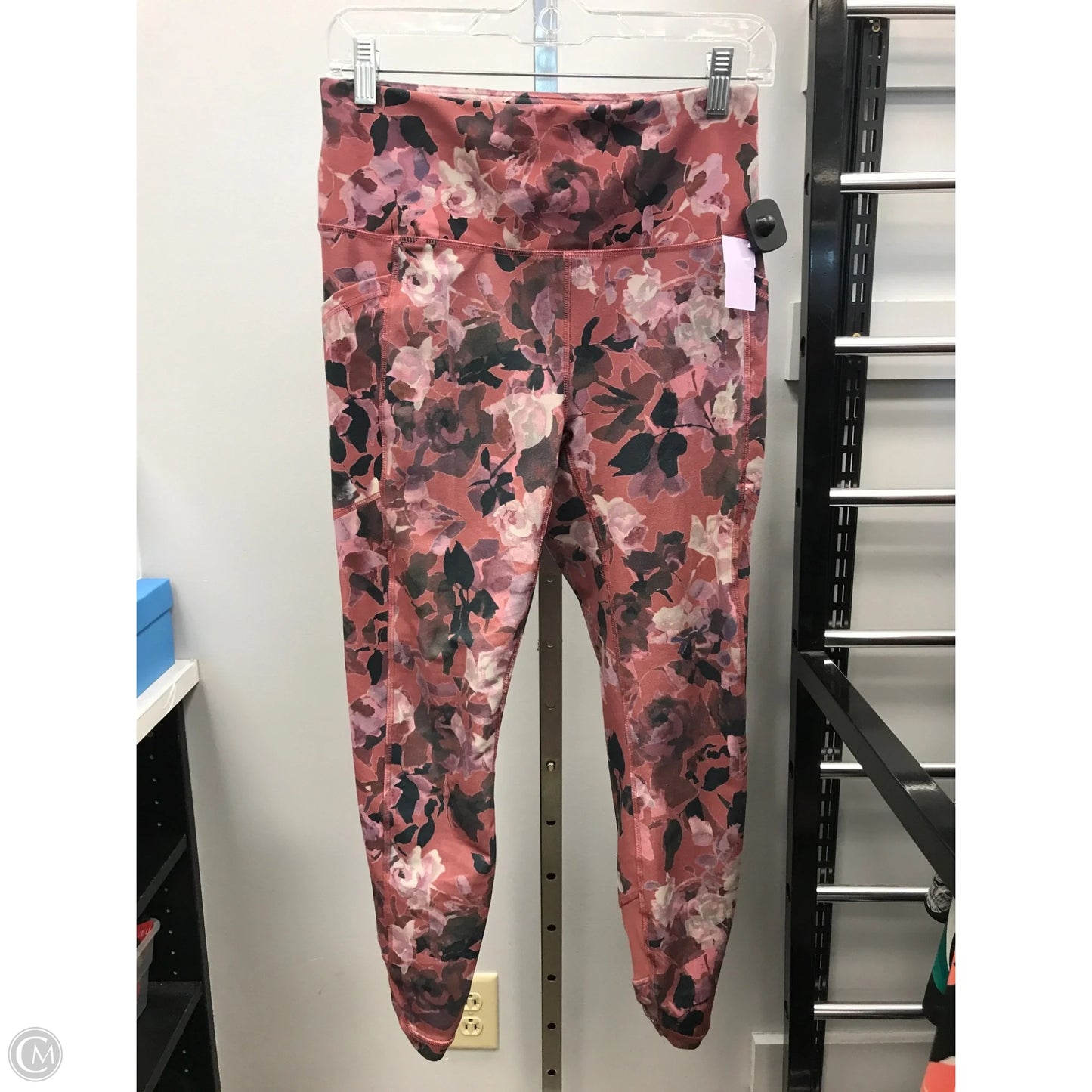 Athletic Leggings Capris By Rbx In Floral Print, Size: M