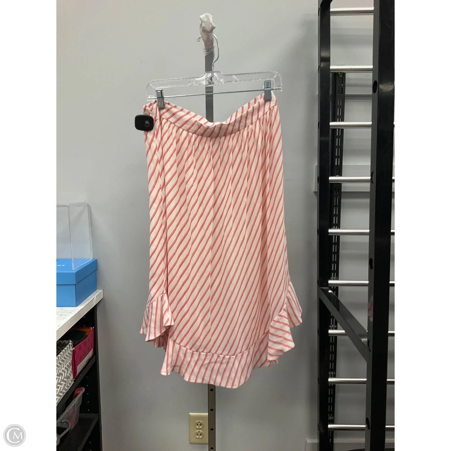 Skirt Midi By Lol Vintage In Striped Pattern, Size: 10