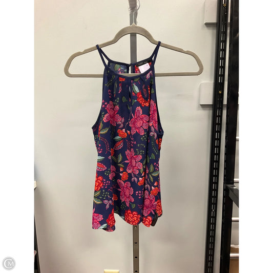 Top Sleeveless By Papermoon In Floral Print, Size: Mp