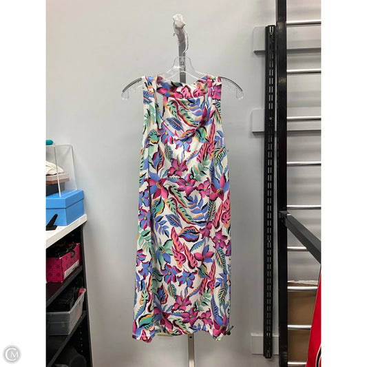 Dress Casual Short By Caribbean Joe In Floral Print, Size: M