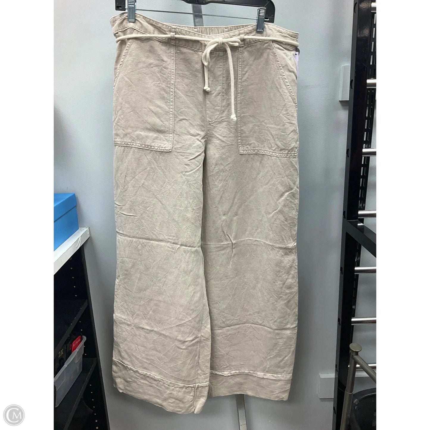 Pants Wide Leg By Calypso St Barth In Beige, Size: Xl