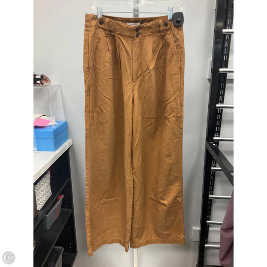 Pants Wide Leg By Madewell In Brown, Size: 6