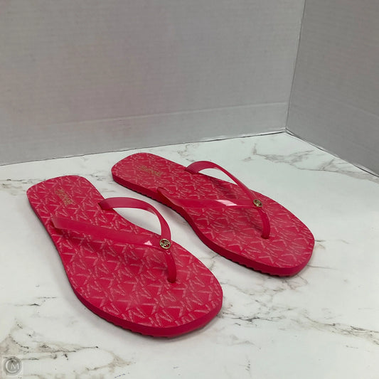 Sandals Designer By Michael Kors In Pink, Size: 9