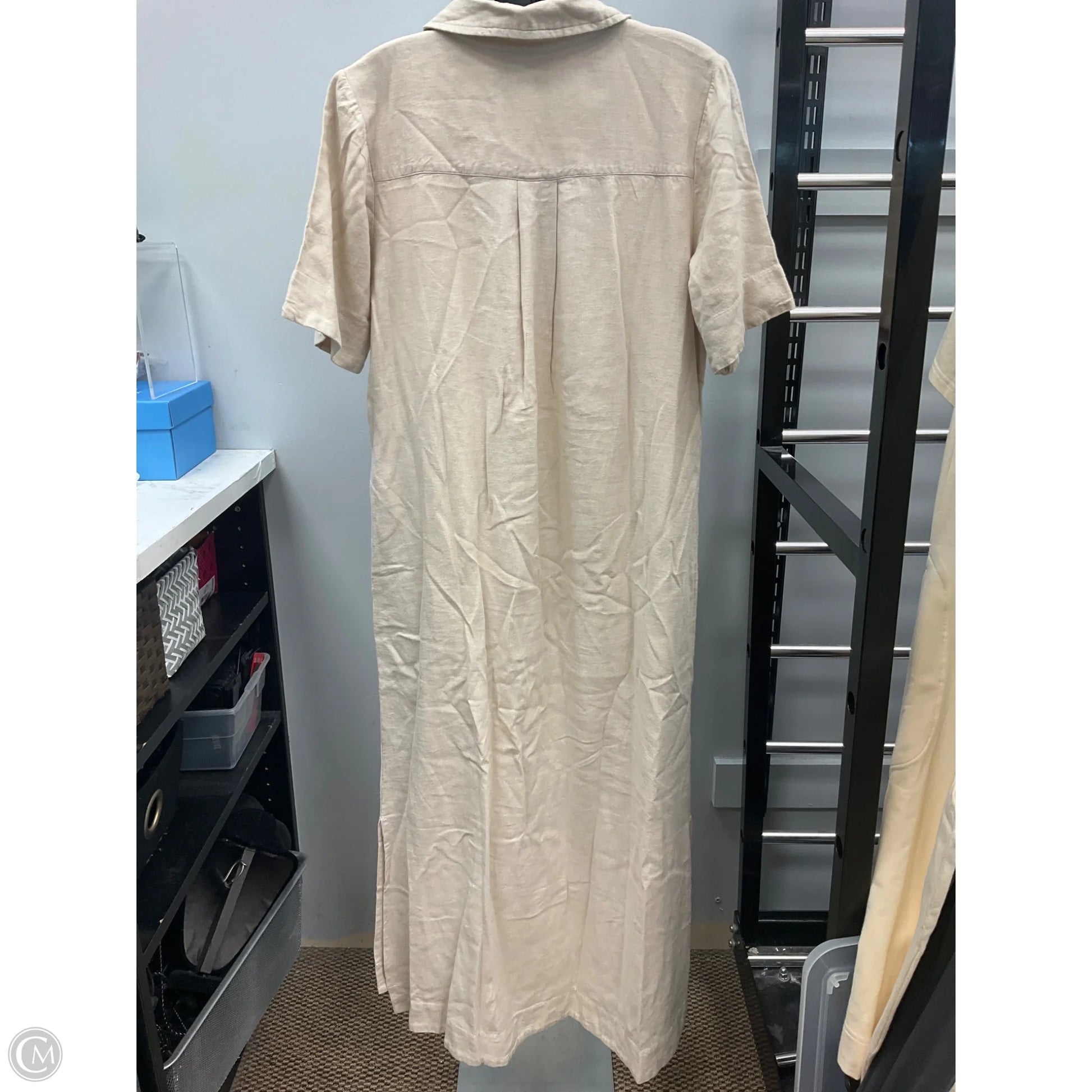 beige maxi dress casual CREPE SILK LINED MAXI DRESS IN BEIGE