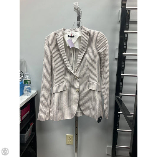 Blazer By Tommy Hilfiger In Striped Pattern, Size: 4