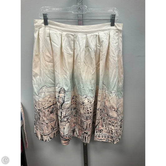 Skirt Midi By Elle In Cream, Size: 12