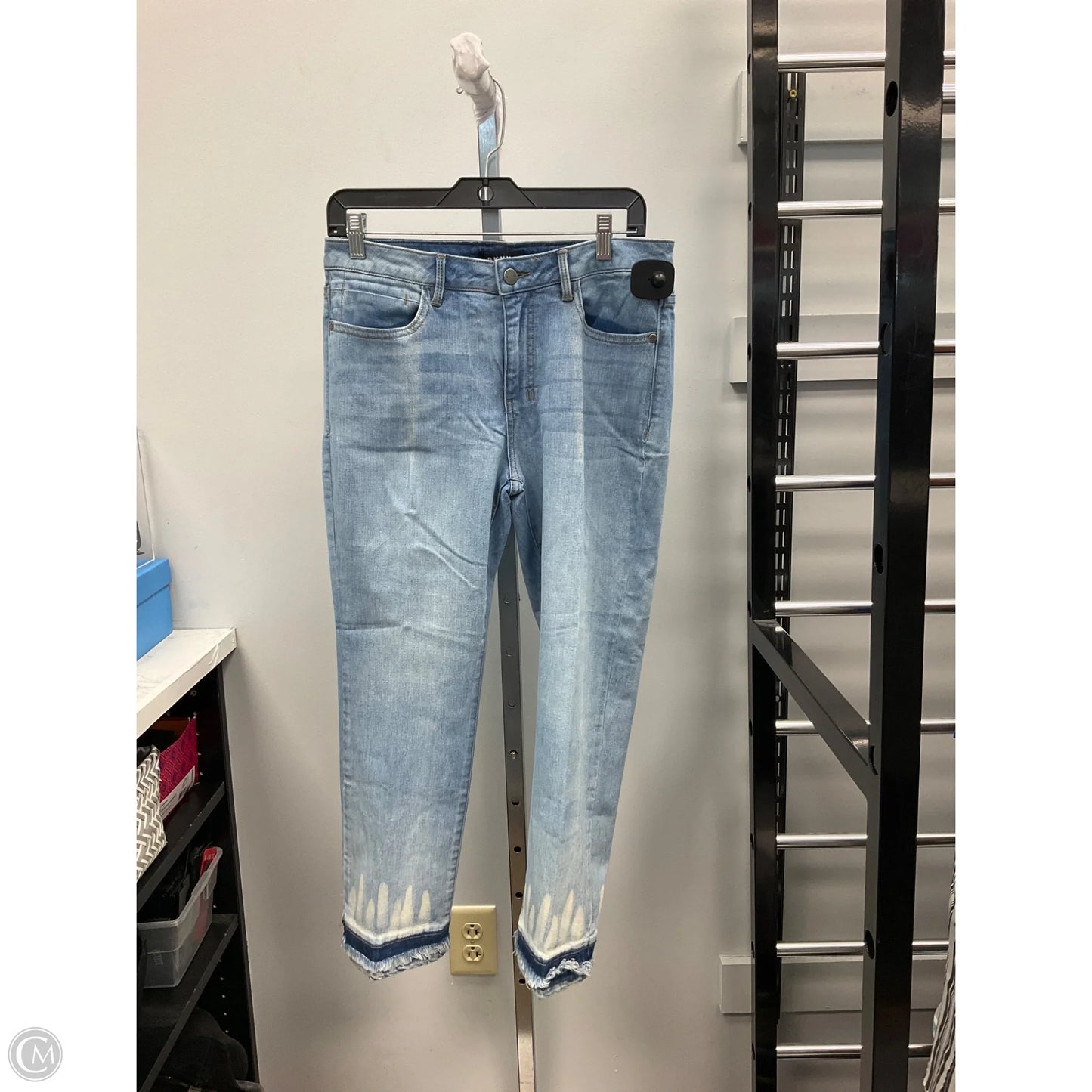 Jeans Cropped By Dkny In Blue Denim, Size: 6