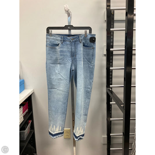 Jeans Cropped By Dkny In Blue Denim, Size: 6