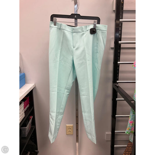 Pants Cropped By Banana Republic In Aqua, Size: 8