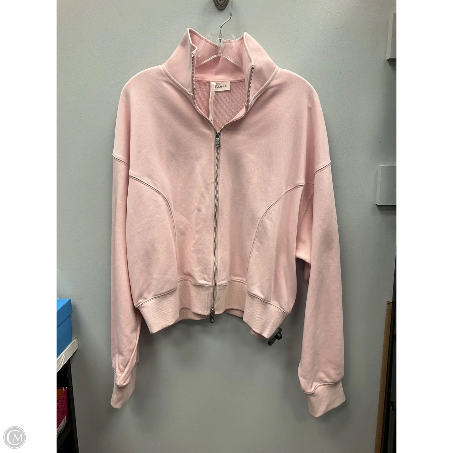 Sweatshirt Collar By Cmc In Pink, Size: S