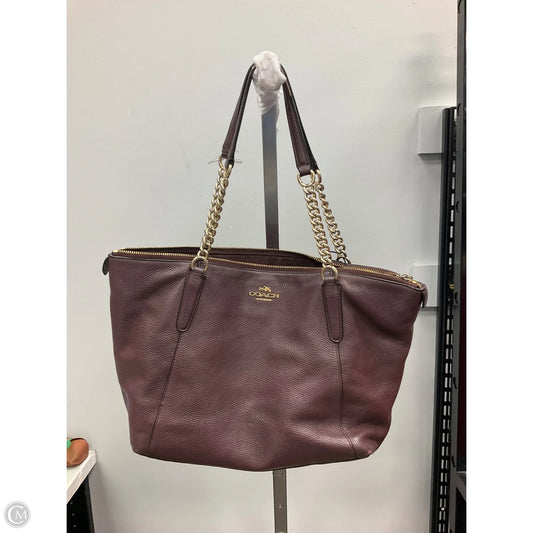 Handbag Designer By Coach, Size: Medium