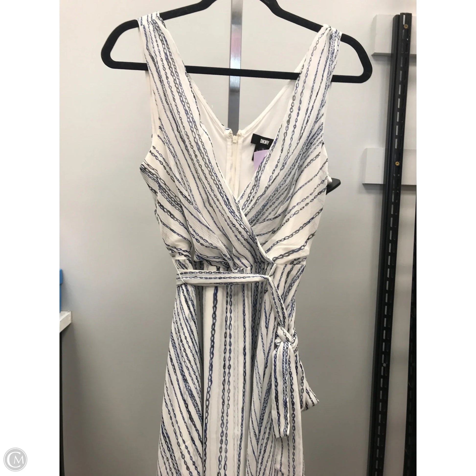 dkny blue and white dress Dress Casual Midi By Dkny In Blue & White, Size: 8