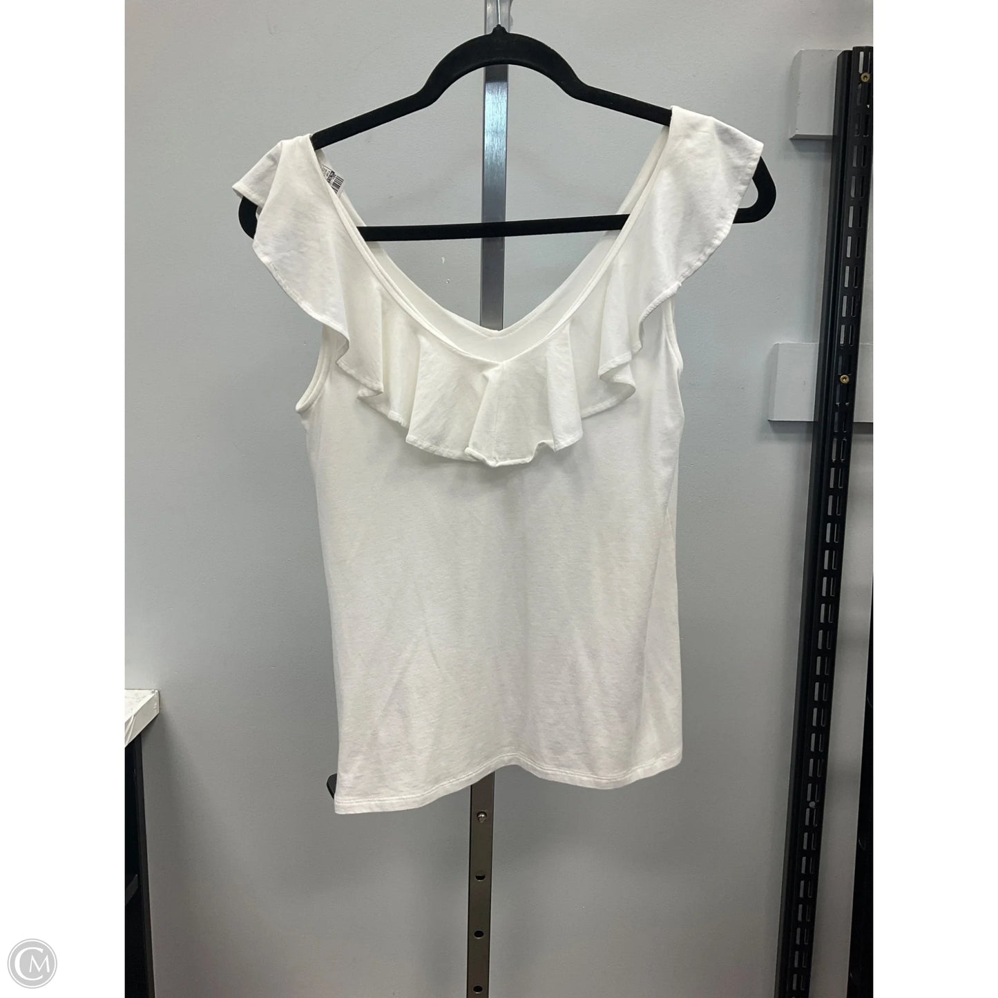 Top Sleeveless Designer By Lilly Pulitzer In White, Size: Xs