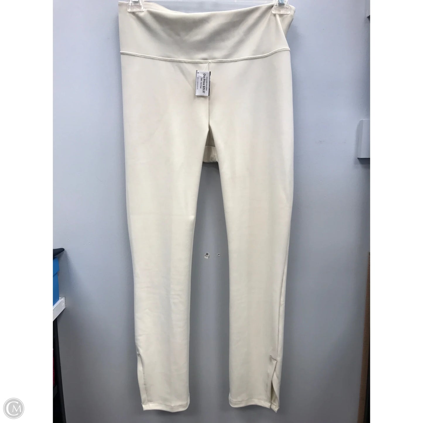 Pants Leggings By Calia In Cream, Size: L