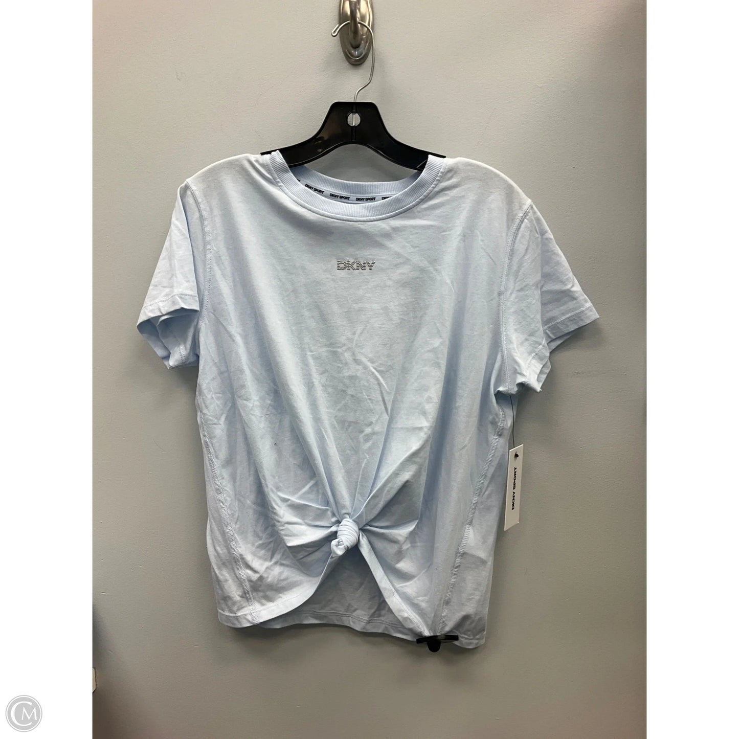Top Short Sleeve By Dkny In Blue, Size: S
