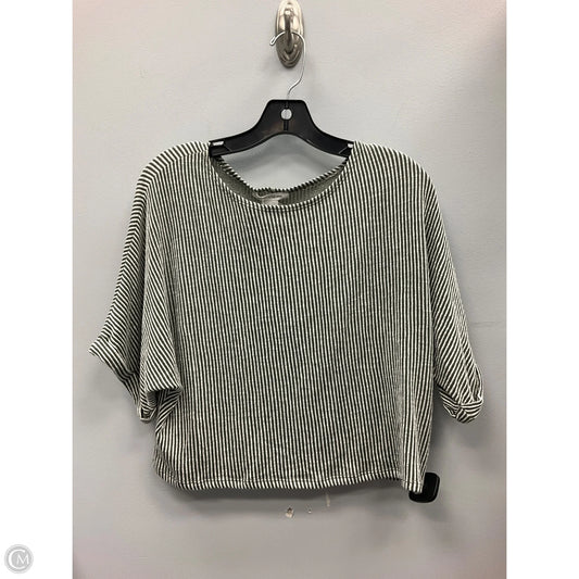 Top Short Sleeve By Caution To The Wind In Striped Pattern, Size: S
