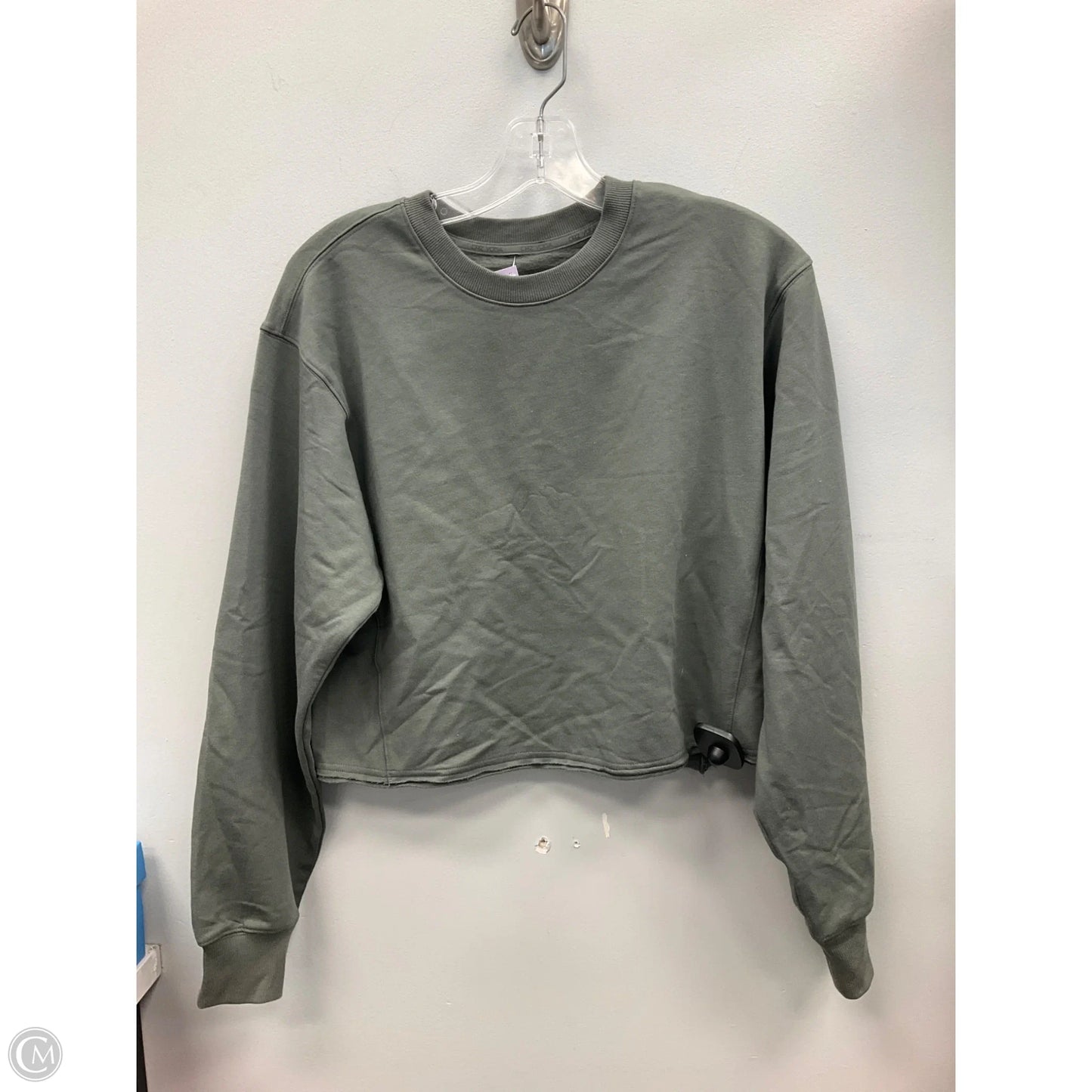 Sweatshirt Crewneck By Crz Yoga In Green, Size: S