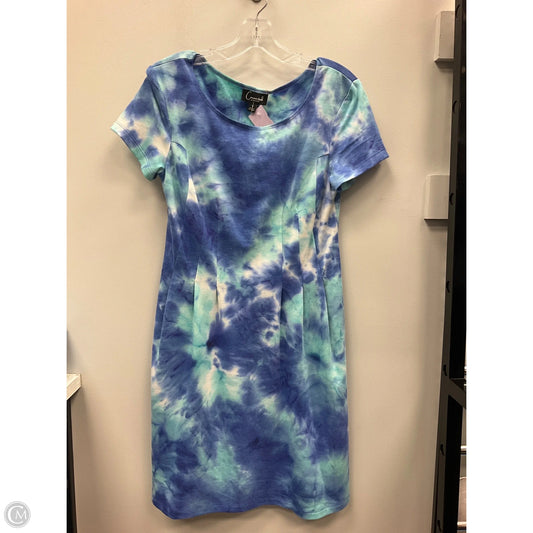 Dress Casual Midi By Connected Apparel In Tie Dye Print, Size: S