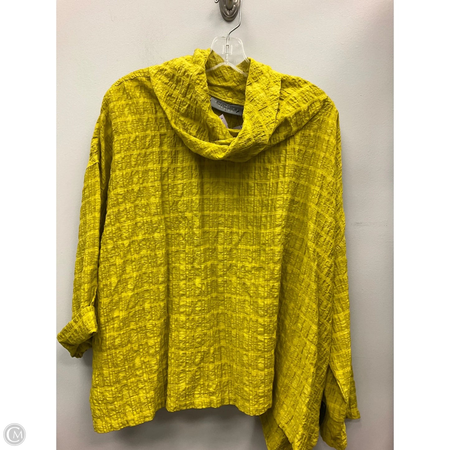 Top Long Sleeve By Cmc In Chartreuse, Size: M